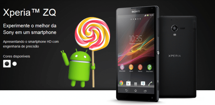 Xperia ZQ Android 5.1