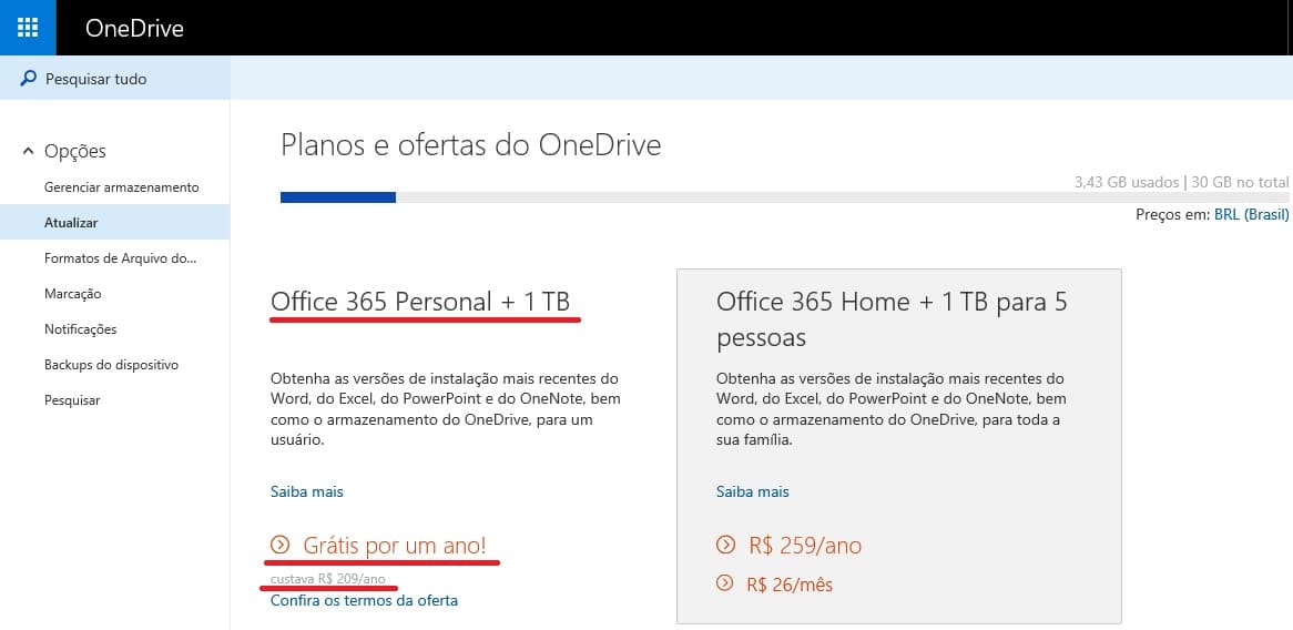 office 365 promocao