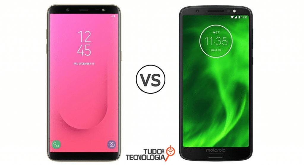 Galaxy J8 vs Moto G6 Plus