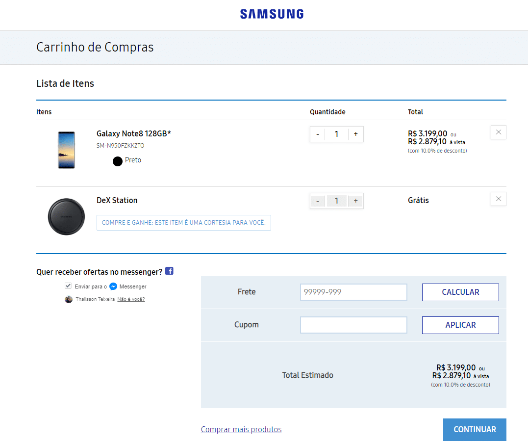 Galaxy Note 8 DEX