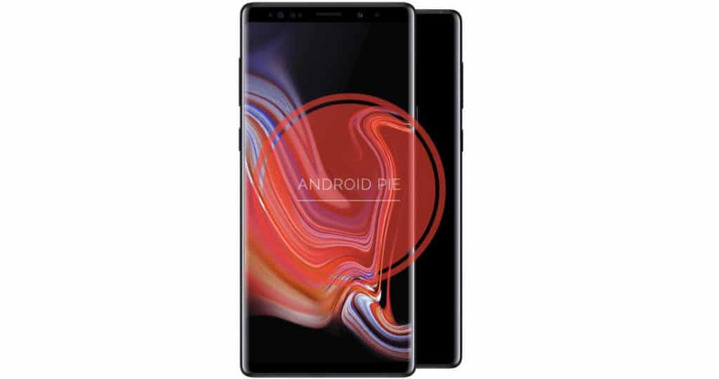 como atualizar Galaxy Note 9 Android Pie