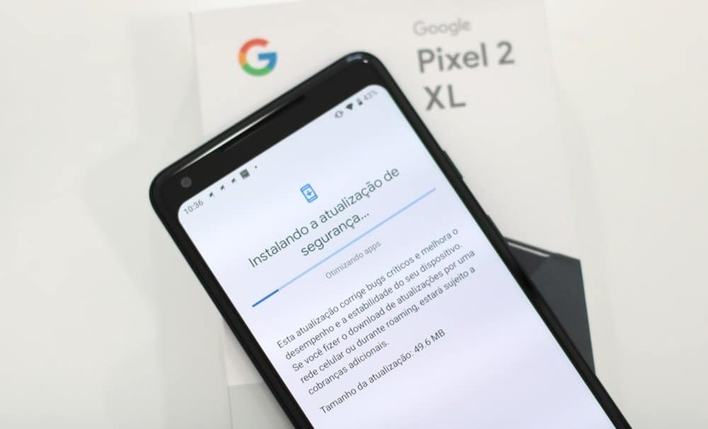 Pixel 2 XL atualização
