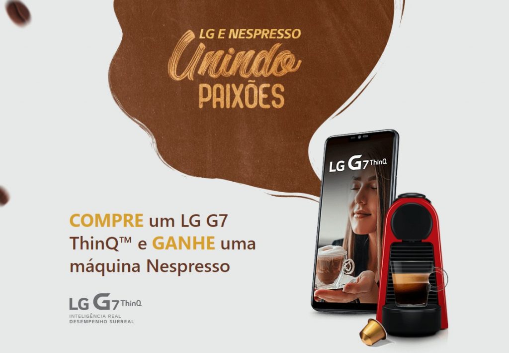 LG G7 e Nespresso