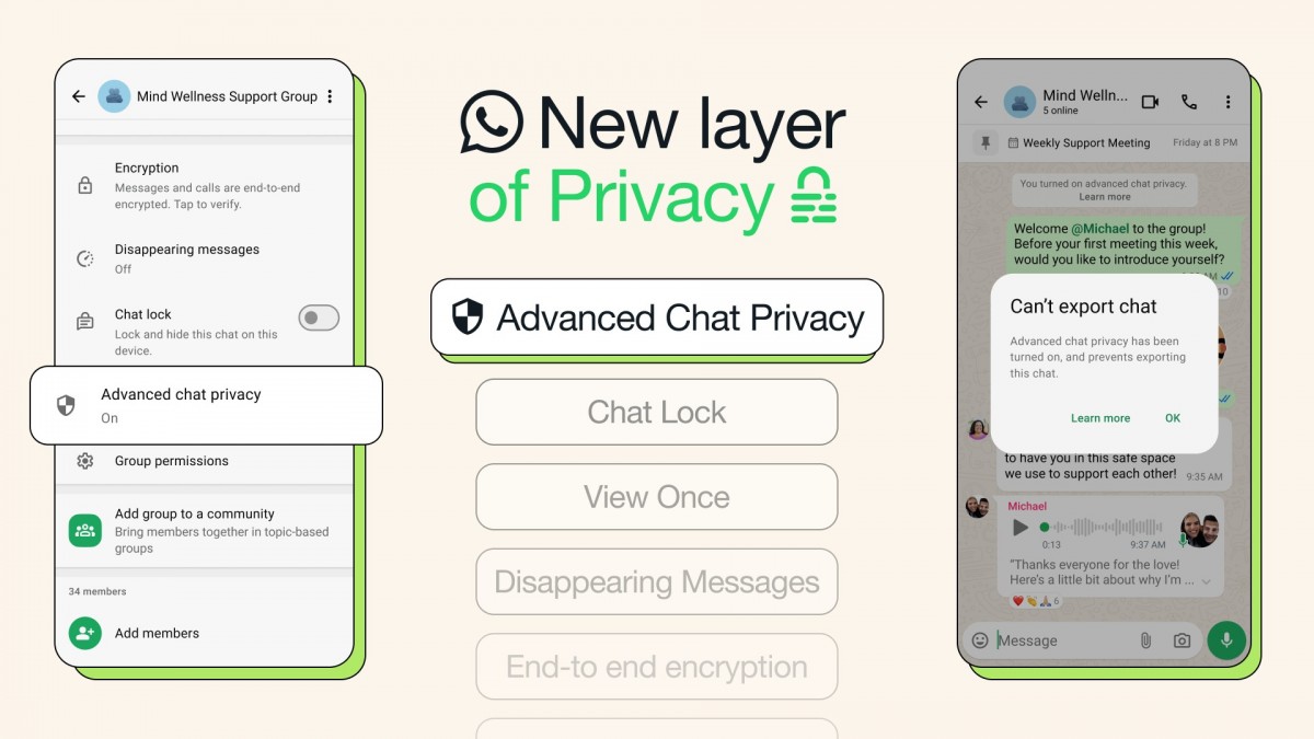 WhatsApp lança Privacidade Avançada do Chat para conversas mais seguras ...